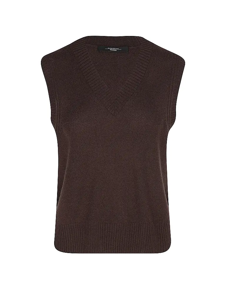 WEEKEND MAX MARA | Pullunder in cashmere CARLOS | Marrone