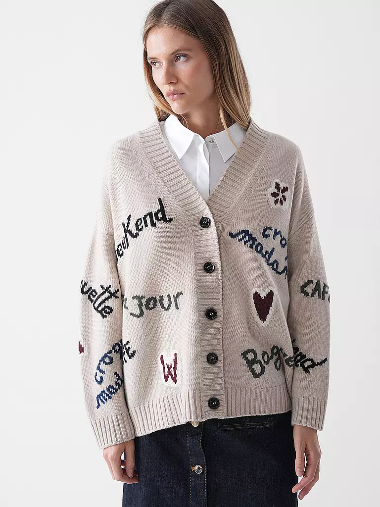 WEEKEND MAX MARA | Strickjacke BELGIO FANTASIA | Crema