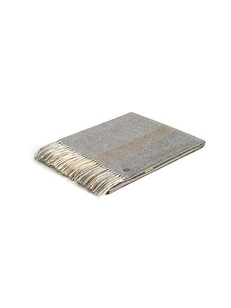 WEICH COUTURE ALPACA | Coperta in pregiata lana BORREA 130x180cm Grigio Scuro