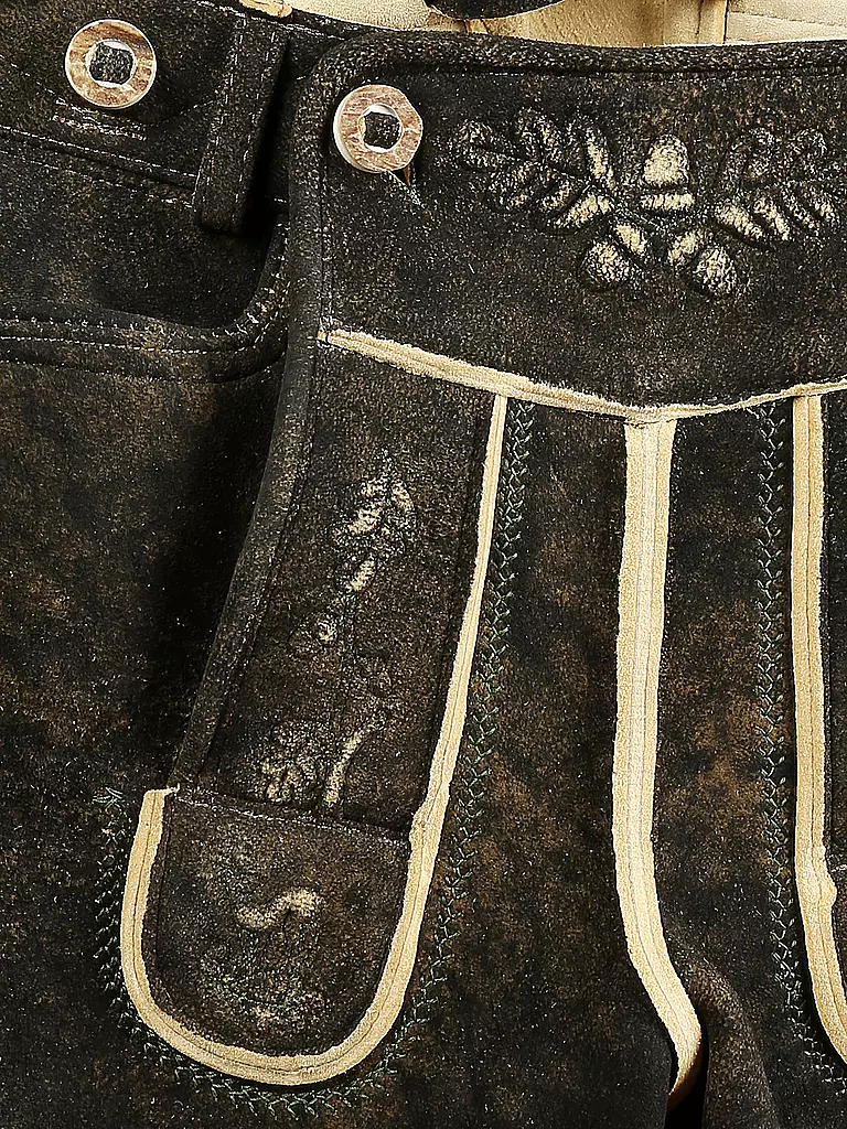 WEINBAUER | Lederhose in pelle di cervo "Wildruf" | 