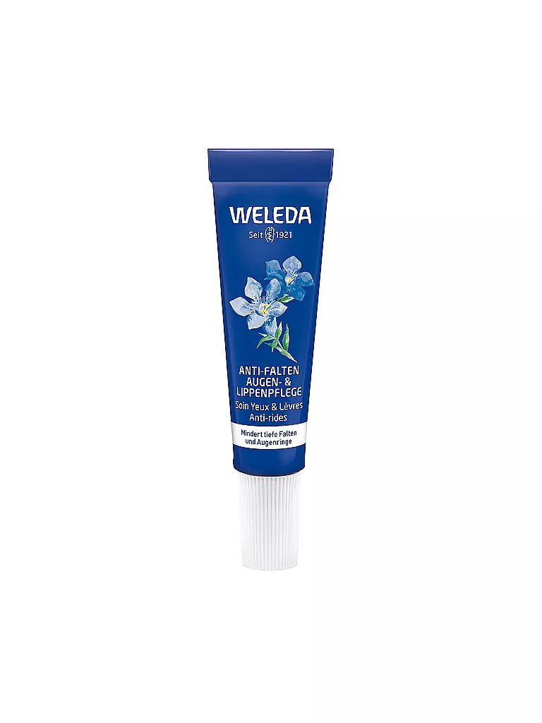 WELEDA | Anti-rughe contorno occhi e labbra genziana blu & stella alpina 10ml | Senza colore