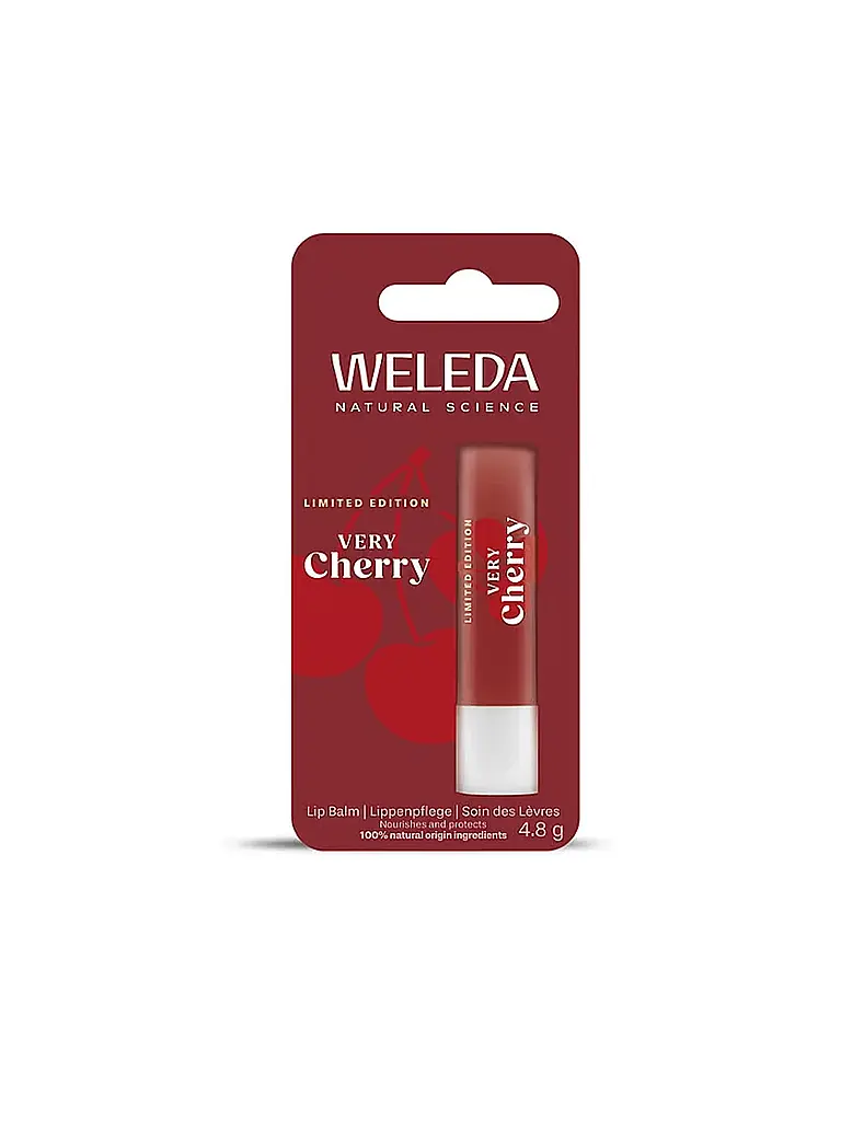 WELEDA | Balsamo labbra - Very Cherry Lip Balm Limited Edition | Senza colore