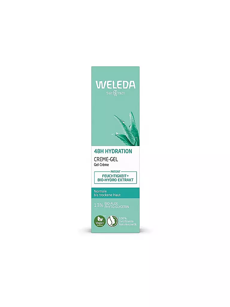 WELEDA | Crema viso - Crema-gel idratante 48h 30ml | Senza colore