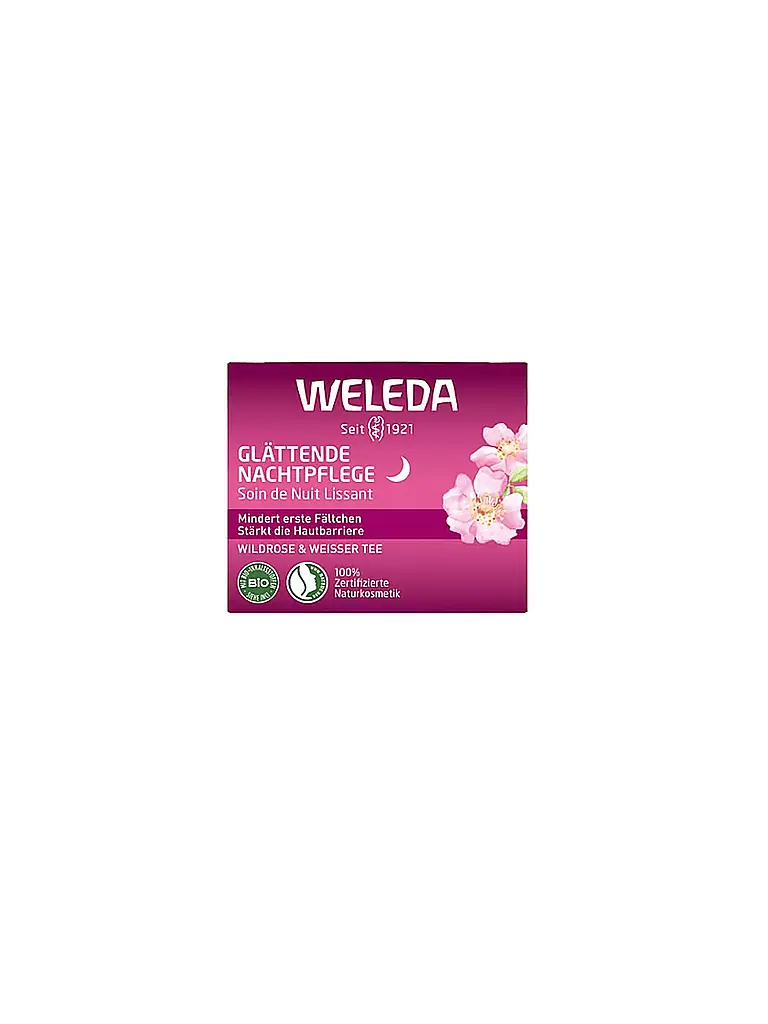WELEDA | Crema viso - Rosa canina e tè bianco trattamento notte 40ml | Senza colore