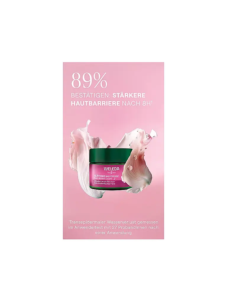 WELEDA | Crema viso - Rosa canina e tè bianco trattamento notte 40ml | Senza colore