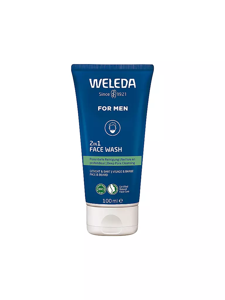 WELEDA | For Men 2in1 Face Wash 100ml | Senza colore