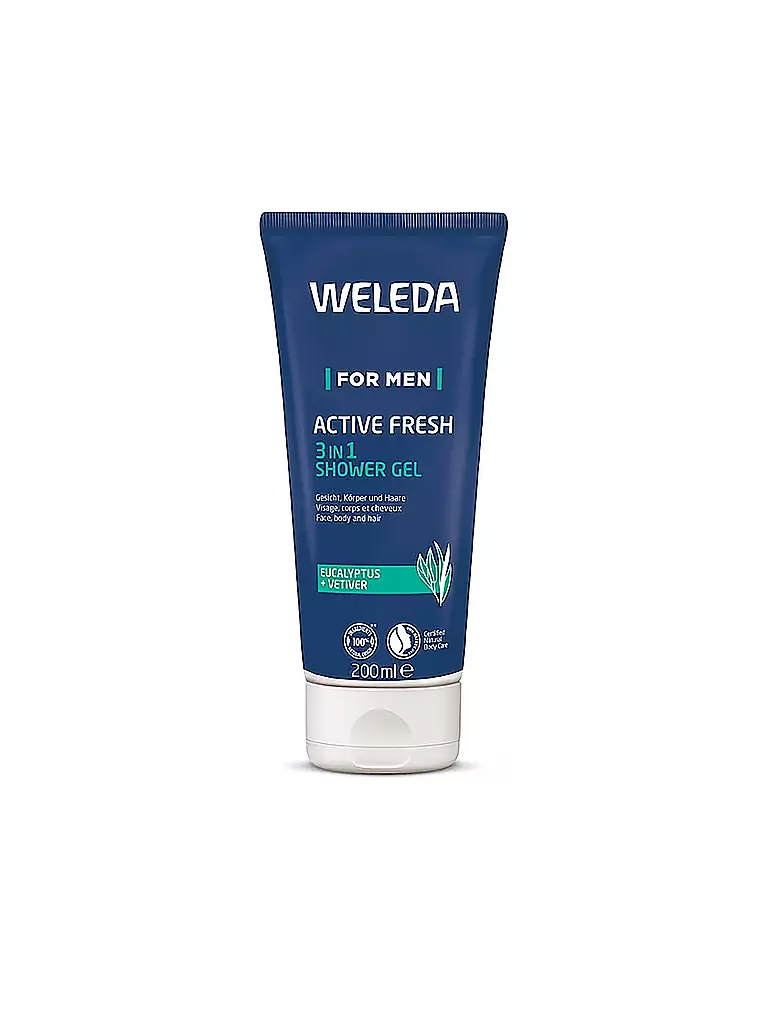WELEDA | FOR MEN Active Fresh Gel Doccia 3in1 200ml | Senza colore