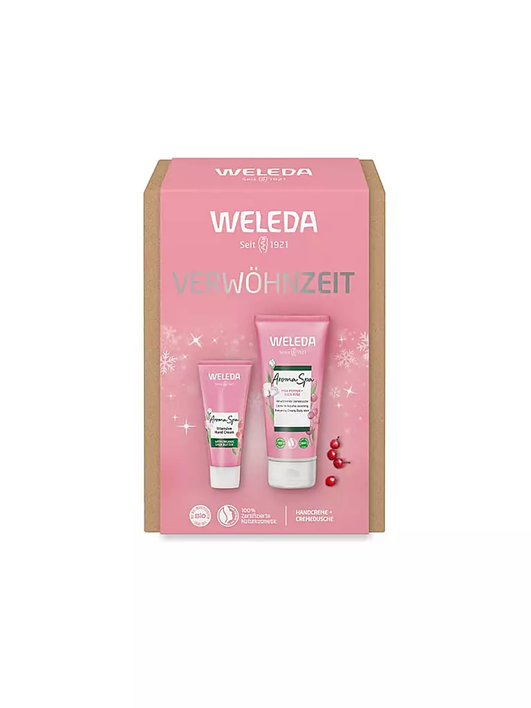 WELEDA | Geschenkset - Limited Edition Aroma Spa Shower & Handcreme 200ml / 50ml | Senza colore