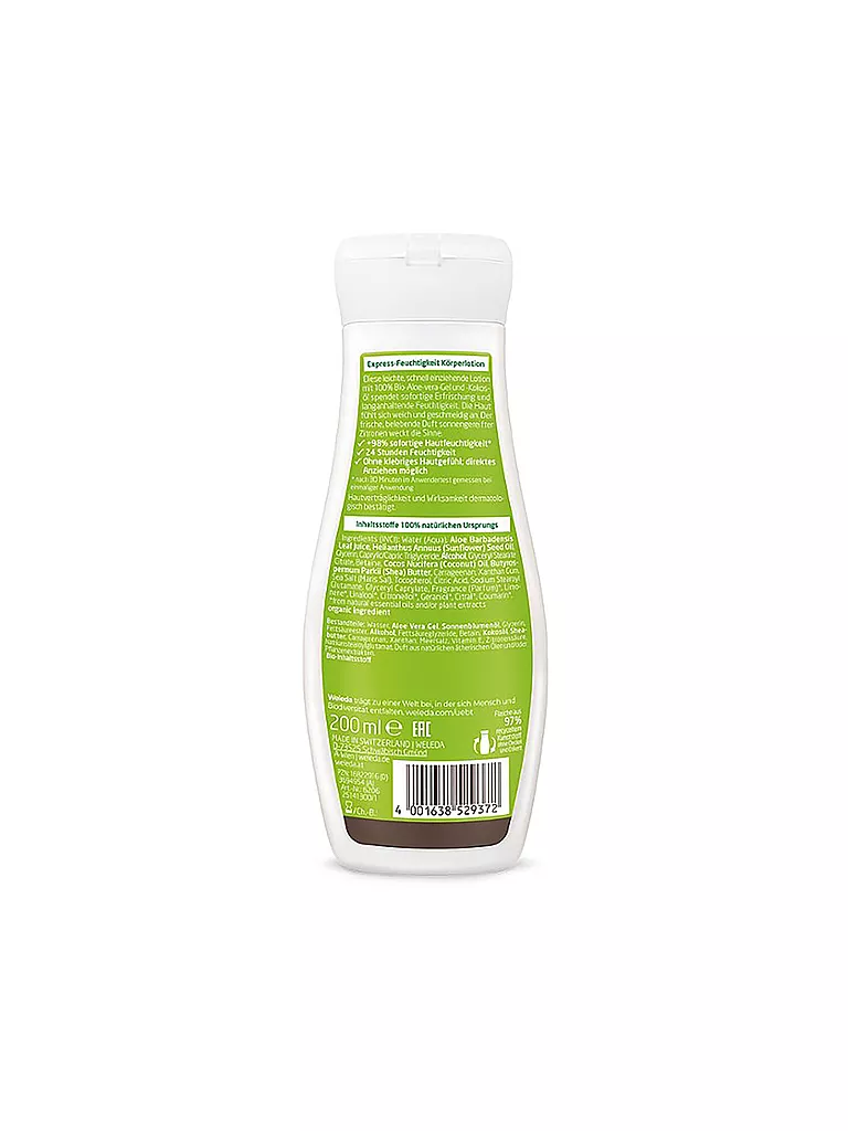 WELEDA | Lozione Corpo Idratante Express Citrus 200ml | Senza colore