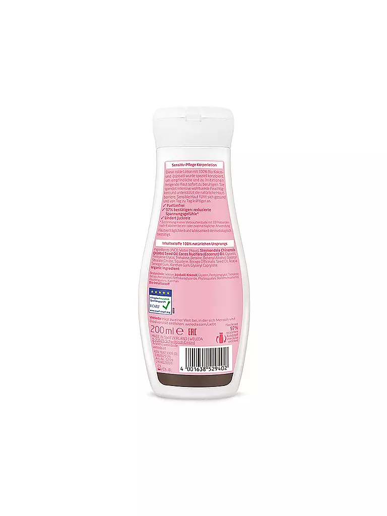 WELEDA | Lozione Corpo Mandorla Sensitiv-Pflege 200ml | Senza colore