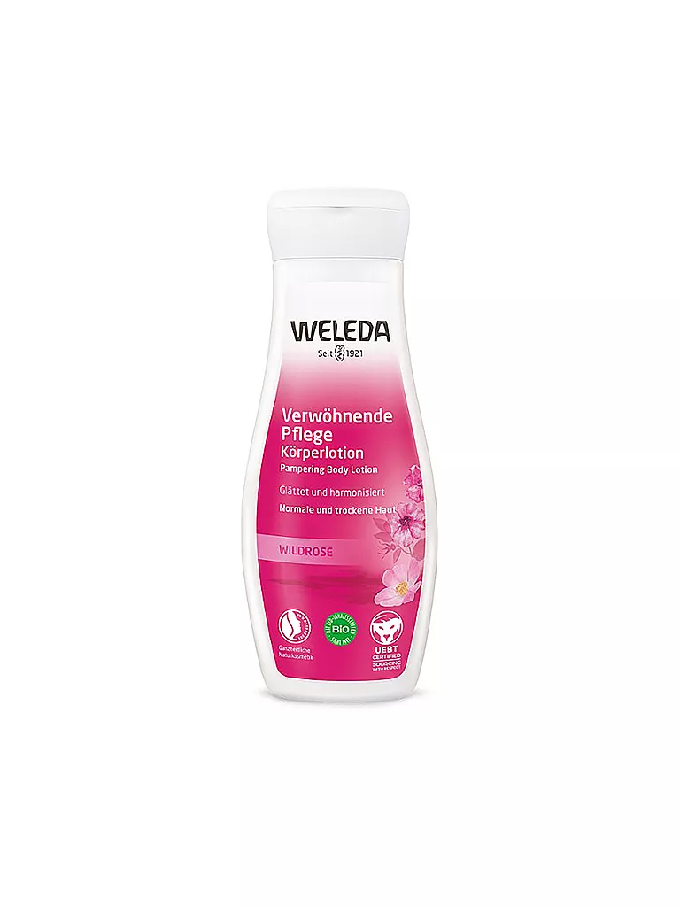WELEDA | Lozione Corpo Nutriente alla Rosa Mosqueta 200ml | Senza colore