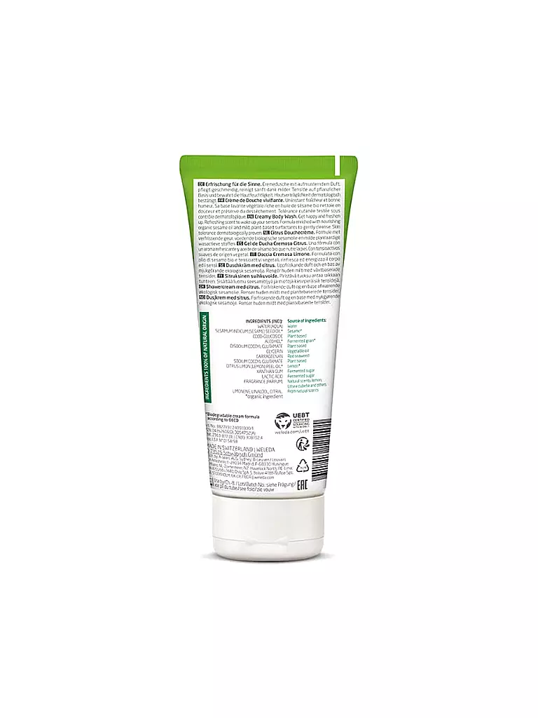 WELEDA | Refresh - Doccia Rinfrescante Citrus 200ml | Senza colore