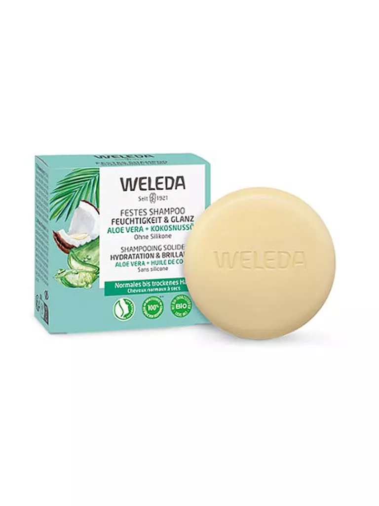 WELEDA | Shampoo solido idratazione e lucentezza 50g | Senza colore