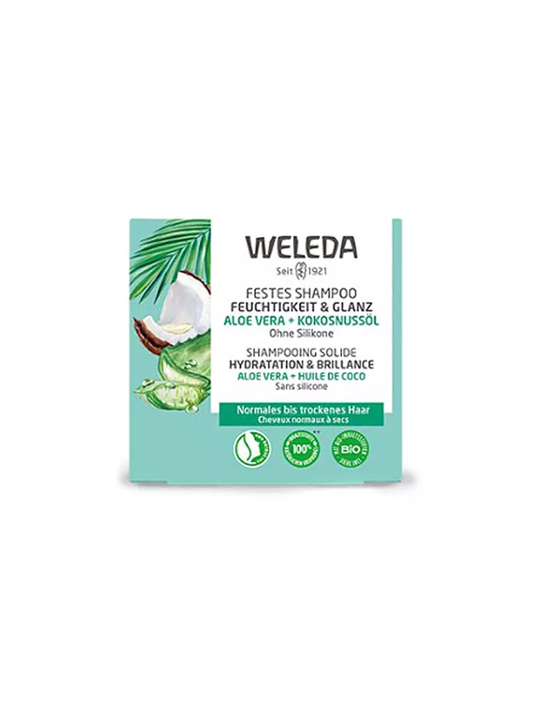 WELEDA | Shampoo solido idratazione e lucentezza 50g | 