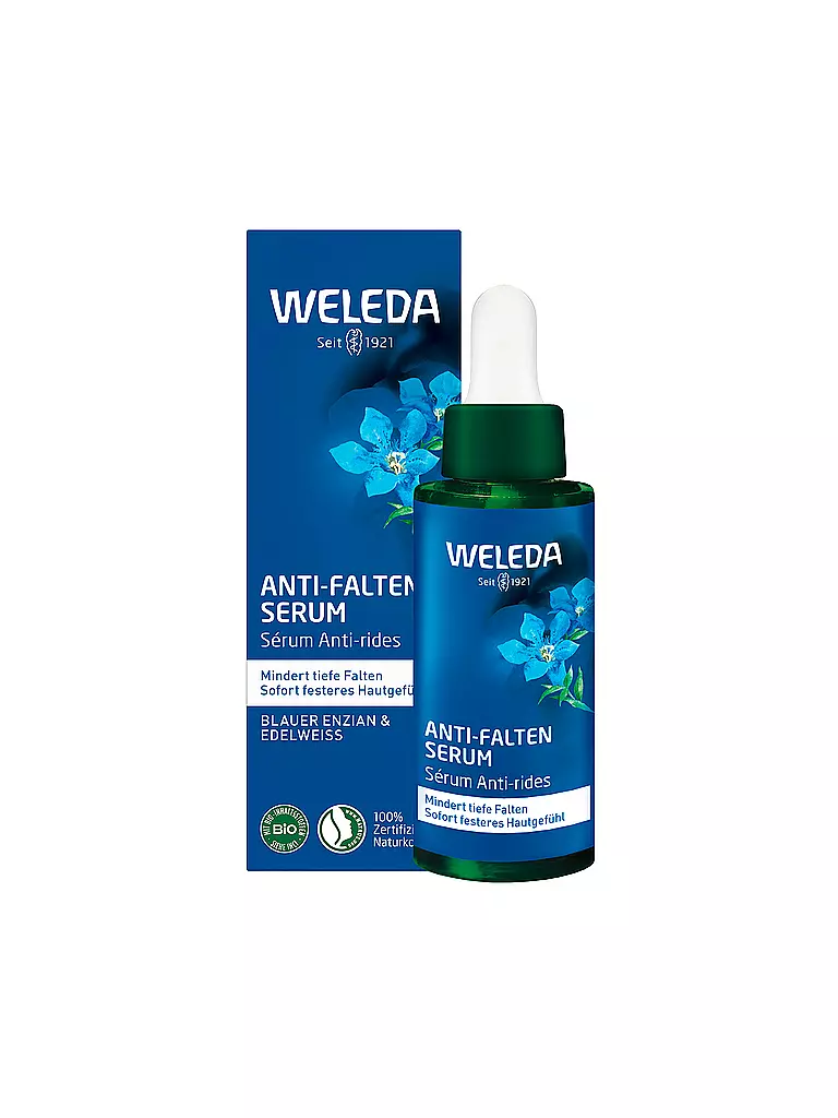 WELEDA | Siero Antirughe Genziana Blu & Stella Alpina 30ml | Senza colore