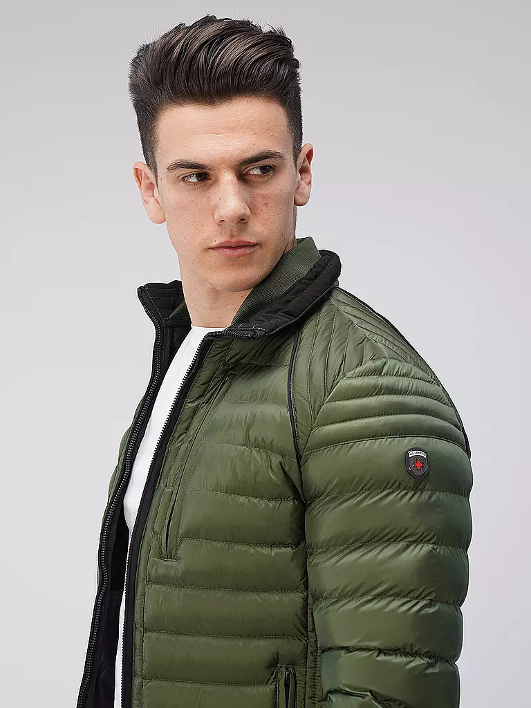 WELLENSTEYN | Leichtsteppjacke MOLECULE | Verde scuro