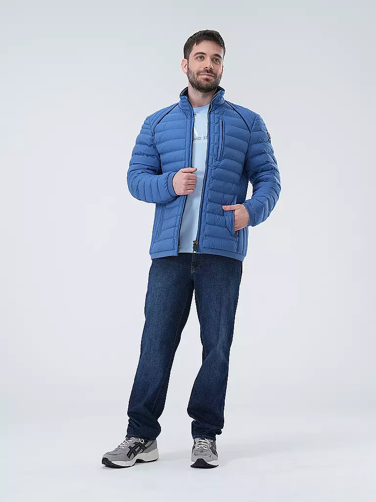WELLENSTEYN | Leichtsteppjacke MOLECULE | Blu chiaro