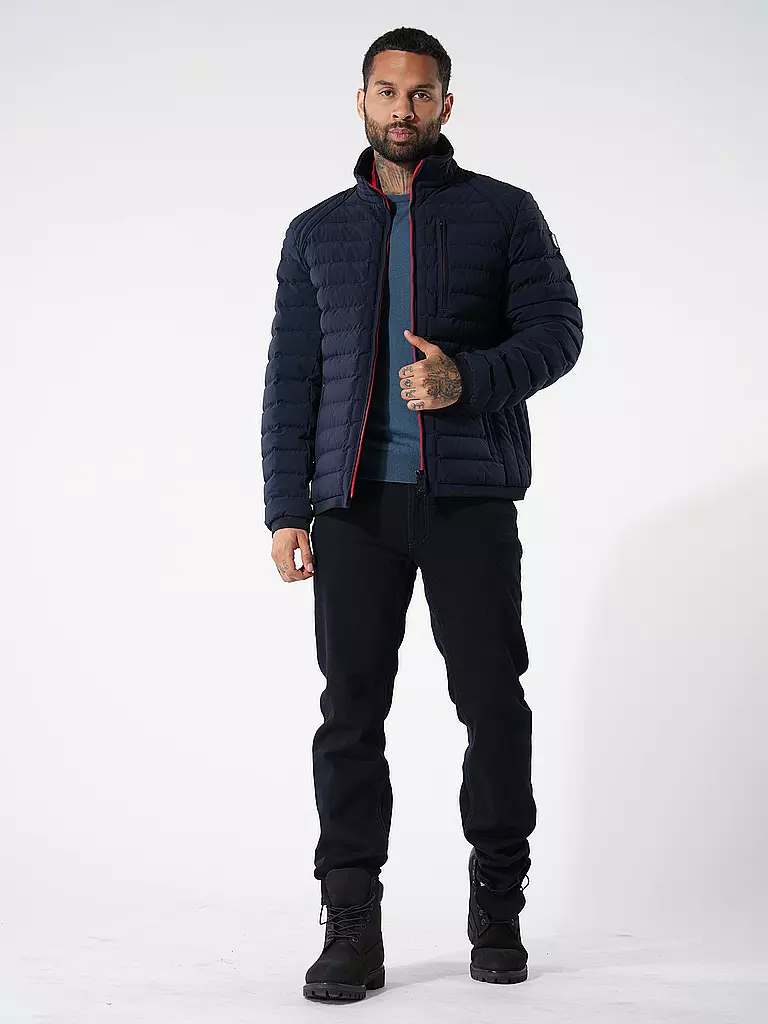 WELLENSTEYN | Leichtsteppjacke MOLECULE | Blu scuro