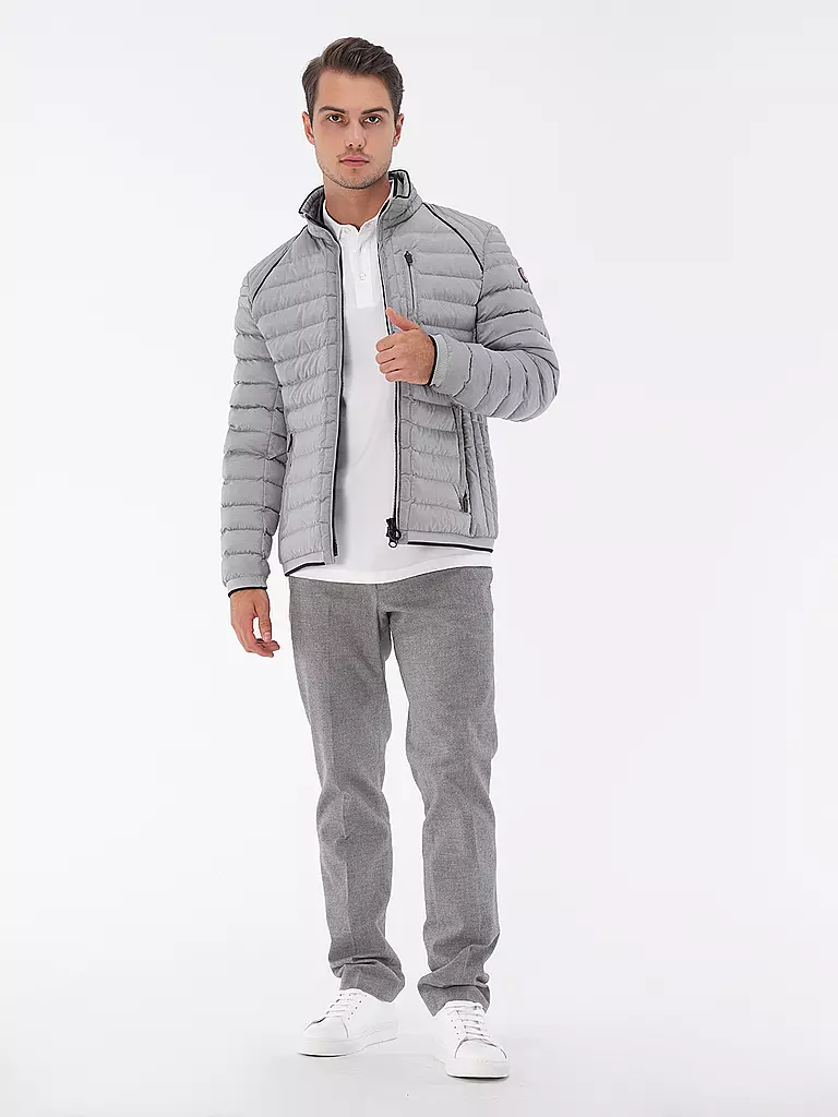 WELLENSTEYN | Leichtsteppjacke MOLM | Grigio chiaro