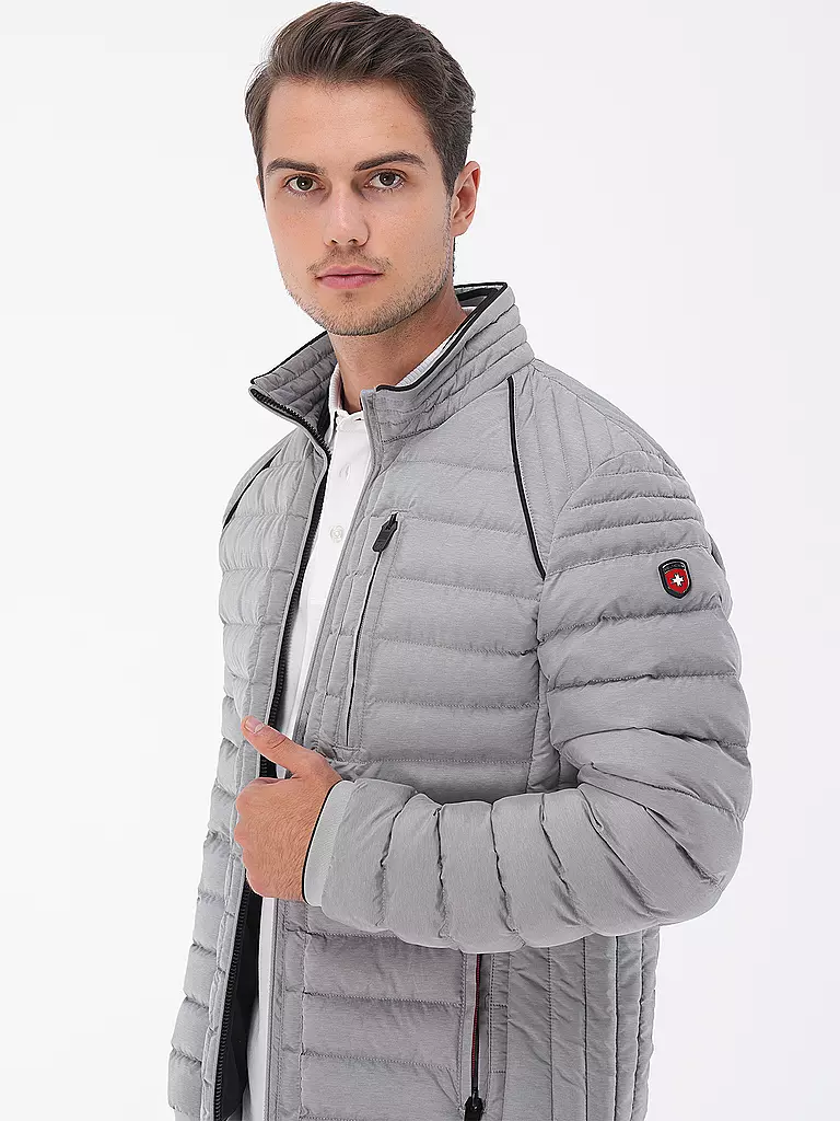WELLENSTEYN | Leichtsteppjacke MOLM | Grigio chiaro