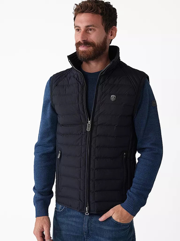 WELLENSTEYN | Steppgilet MOL | Blu scuro
