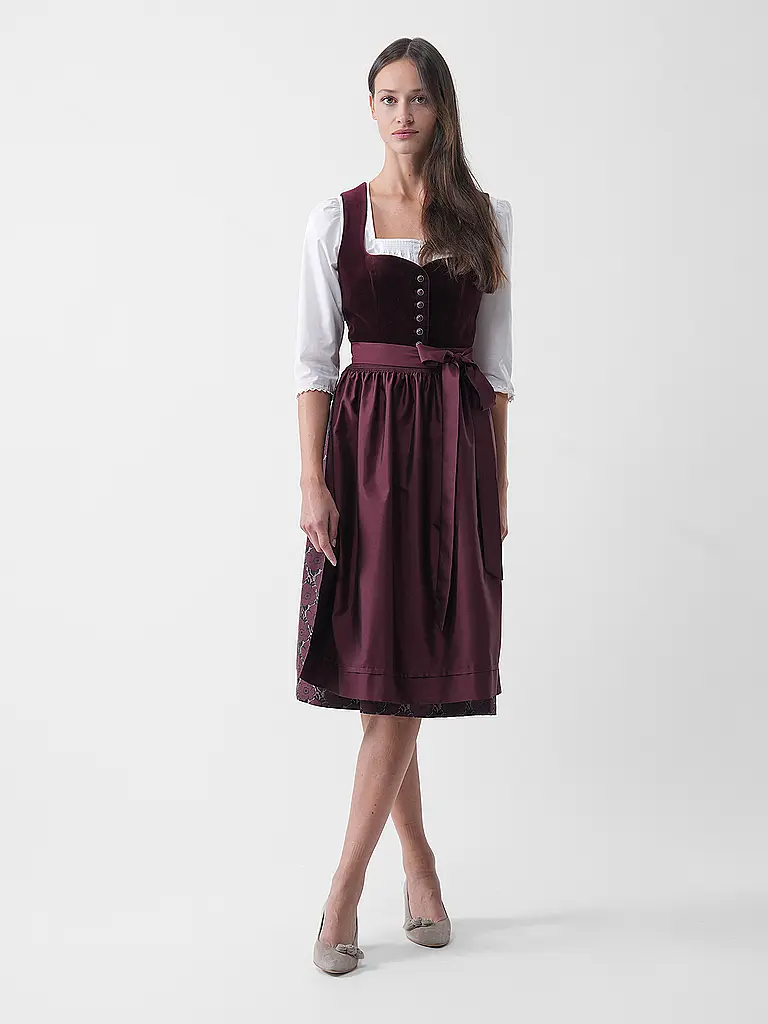 WENGER | Dirndl ELLA | Rosso scuro