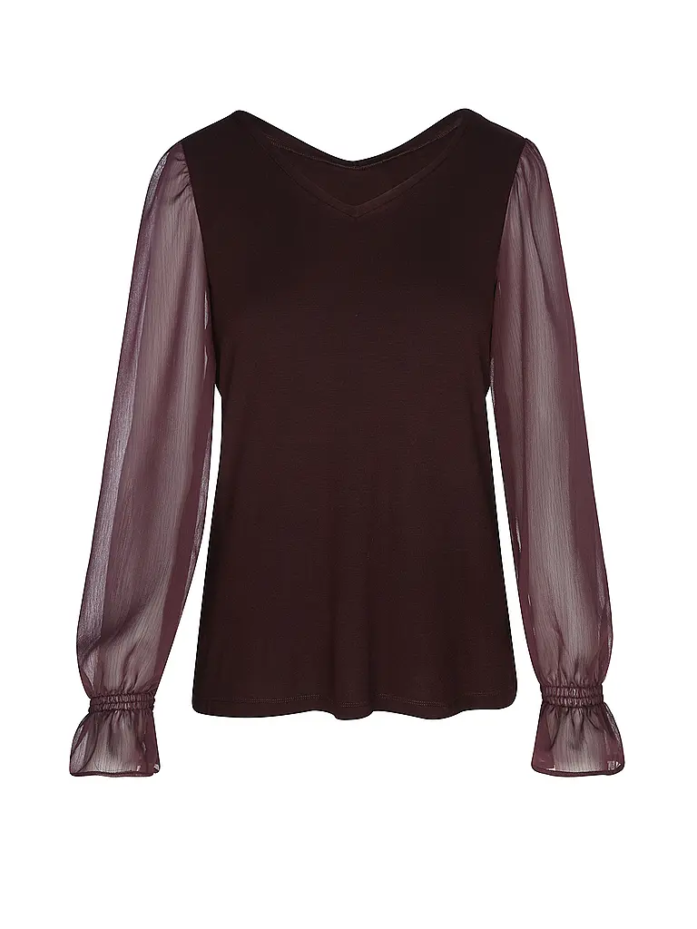 WENGER | Trachenshirt FULDA | Rosso scuro