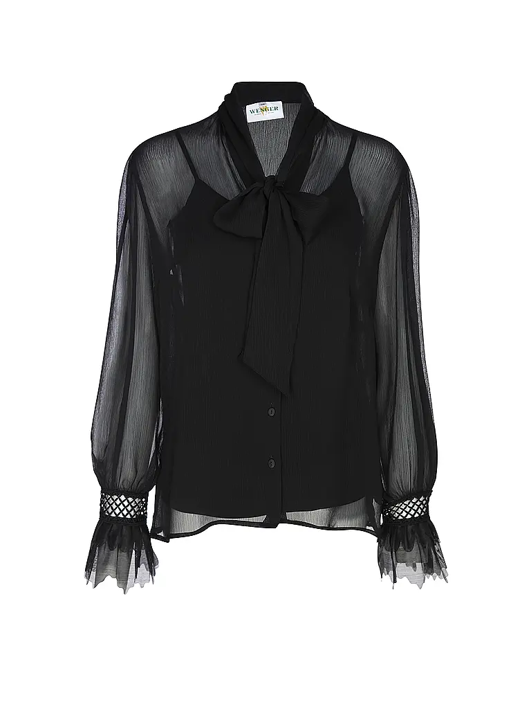 WENGER | Trachtenbluse TRAUN | Nero