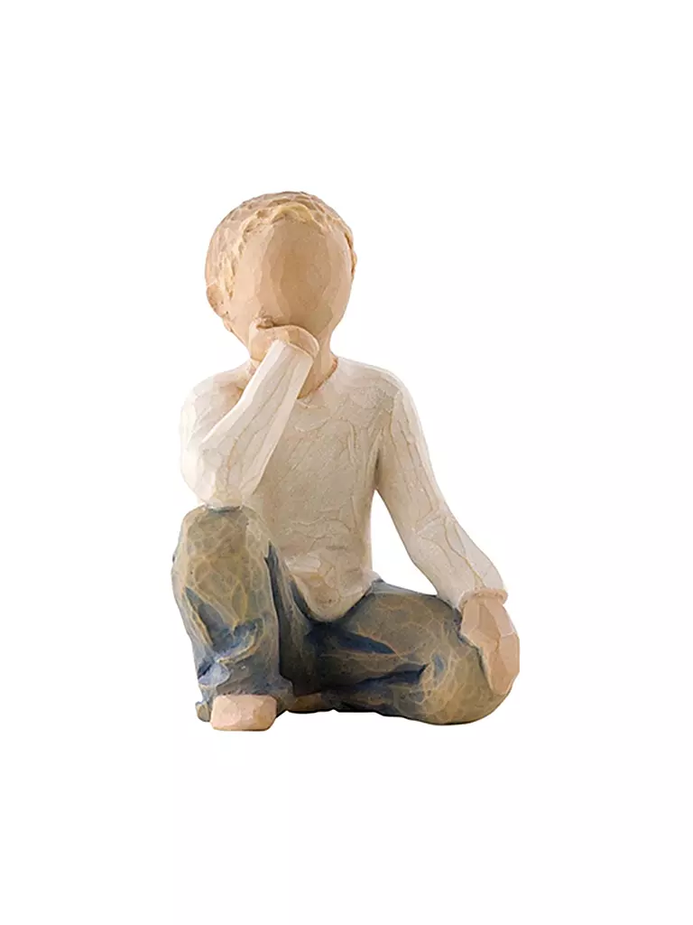 WILLOW TREE | Figurina - Bambino curioso 7,5 cm 26227 | Senza colore