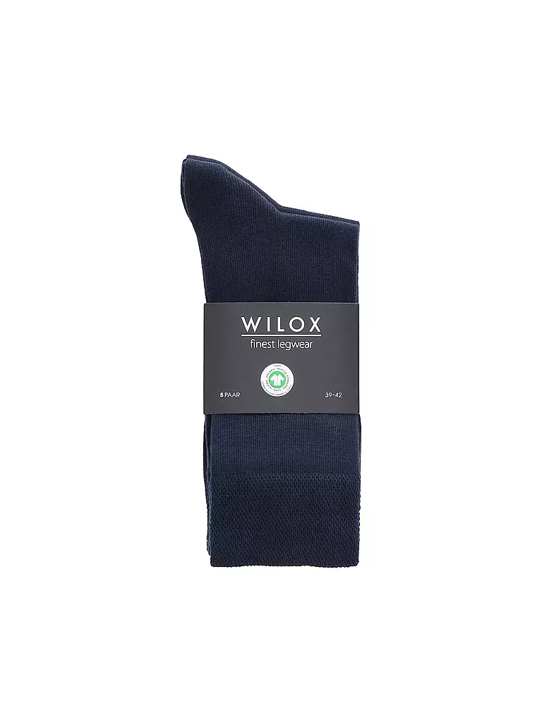 WILOX | Calzini confezione da 5 blu scuro |