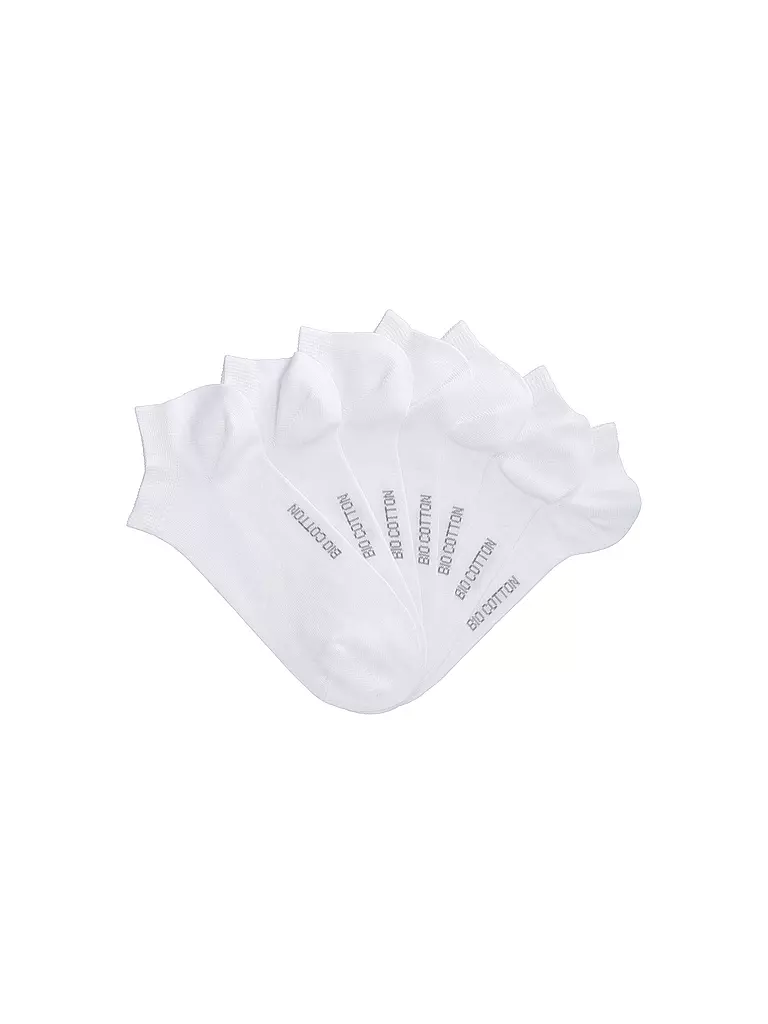 WILOX | Calzini sneaker confezione da 7 bianco | 