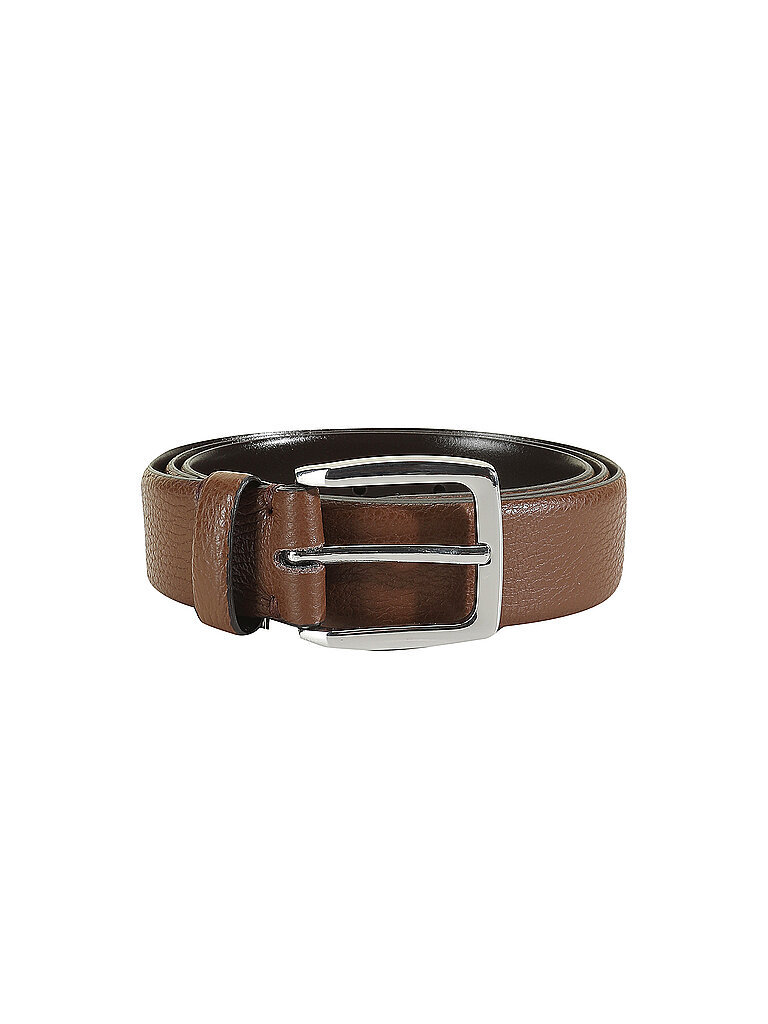 Cintura in pelle marrone 85