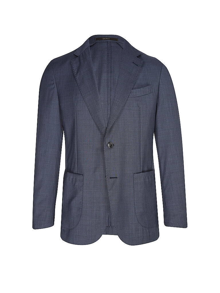 Windsor Sakko TRAVEL blu 48