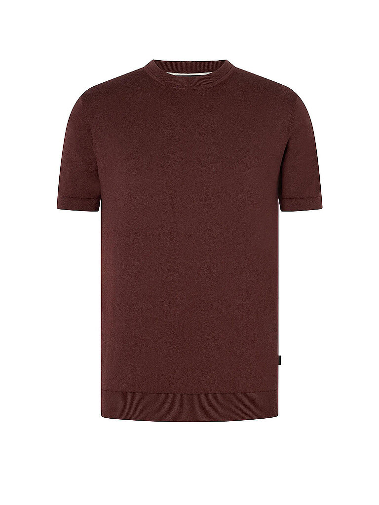 T-Shirt CASHMILLO rosso scuro XL