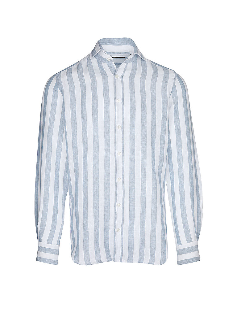 Camicia di lino LANO-W azzurro 42