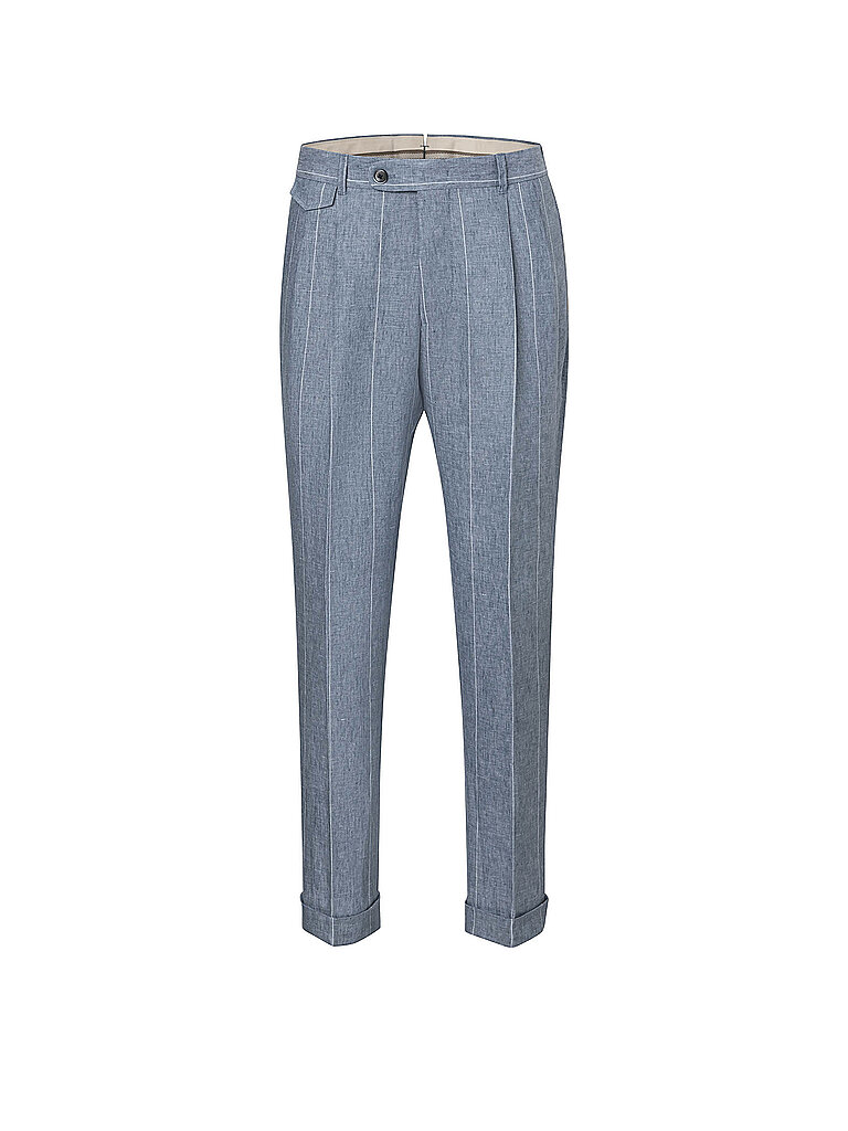 Pantaloni in lino SAPO azzurro 52