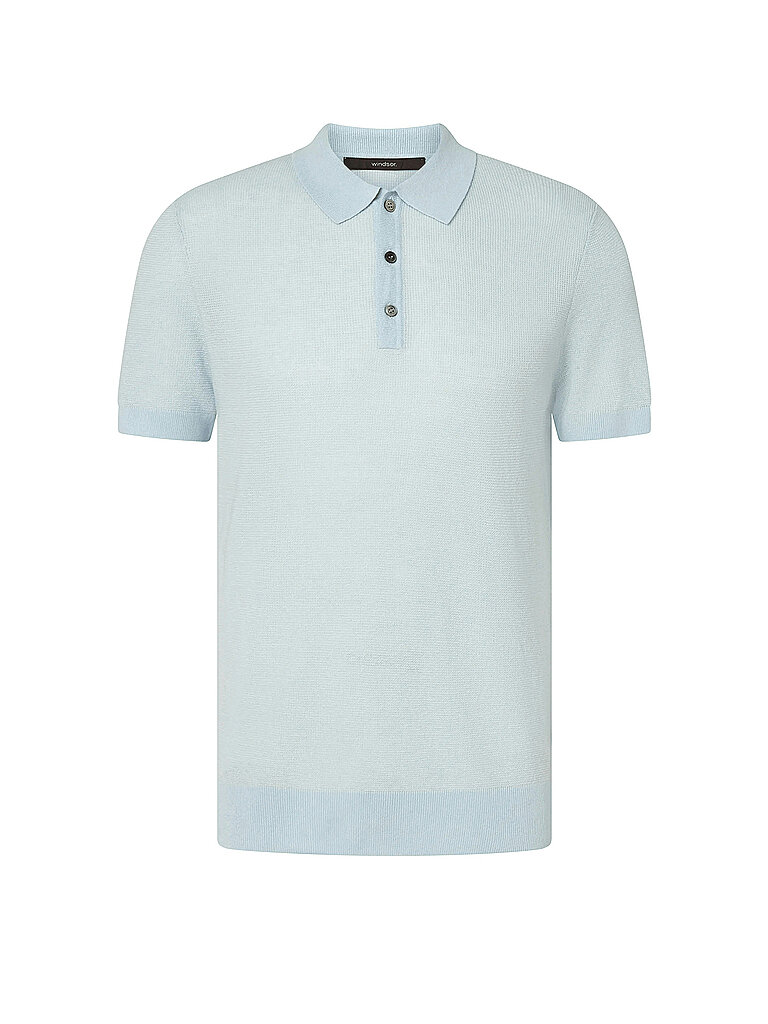 Windsor Poloshirt azzurro M