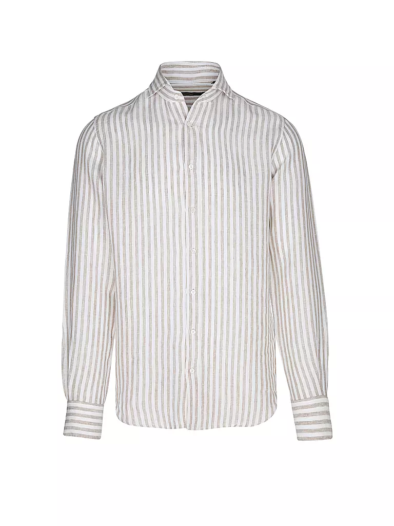 WINDSOR | Camicia di lino regular fit | Marrone
