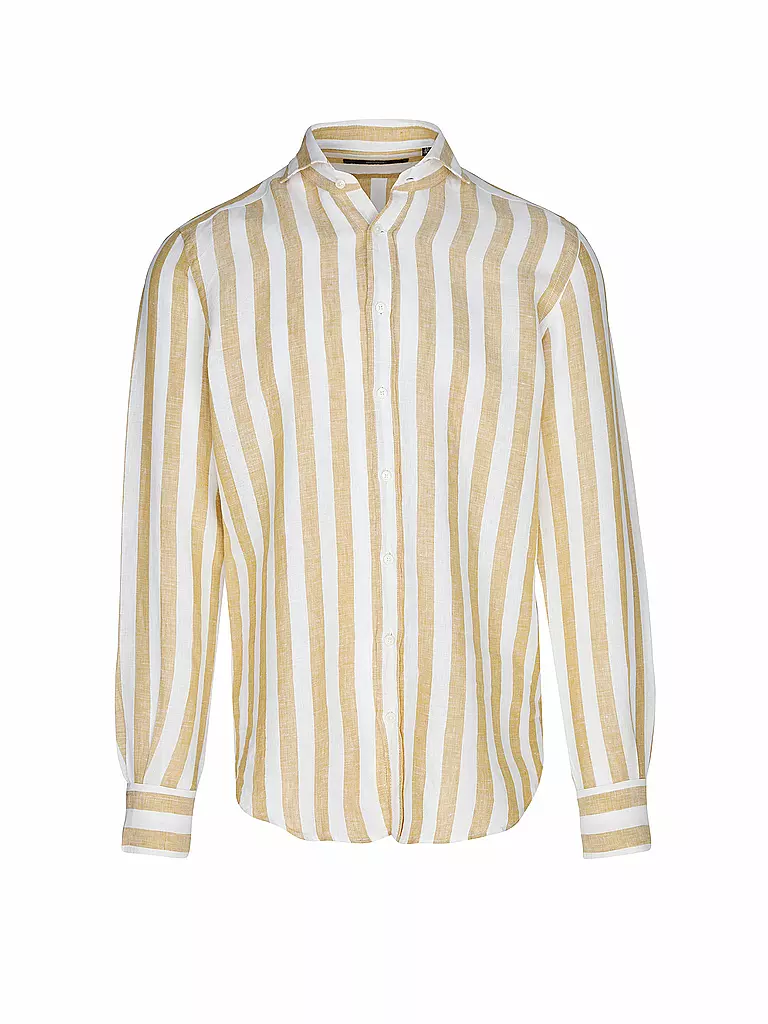 WINDSOR | Camicia di lino regular fit | Giallo