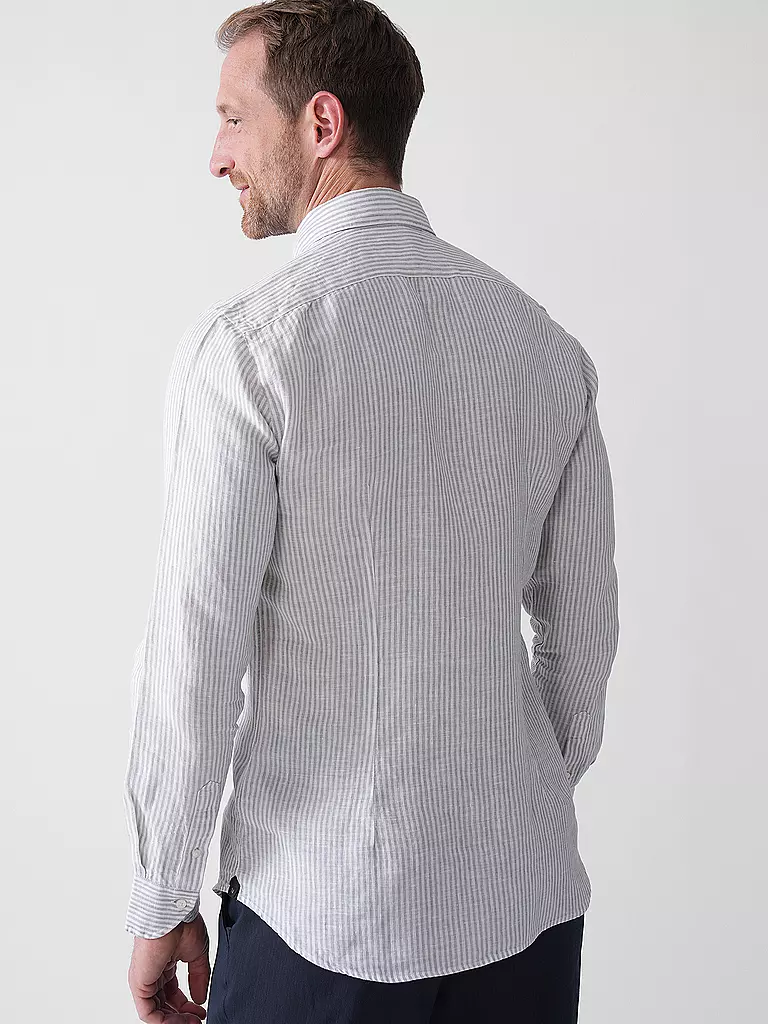WINDSOR | Camicia di lino regular fit | Blu