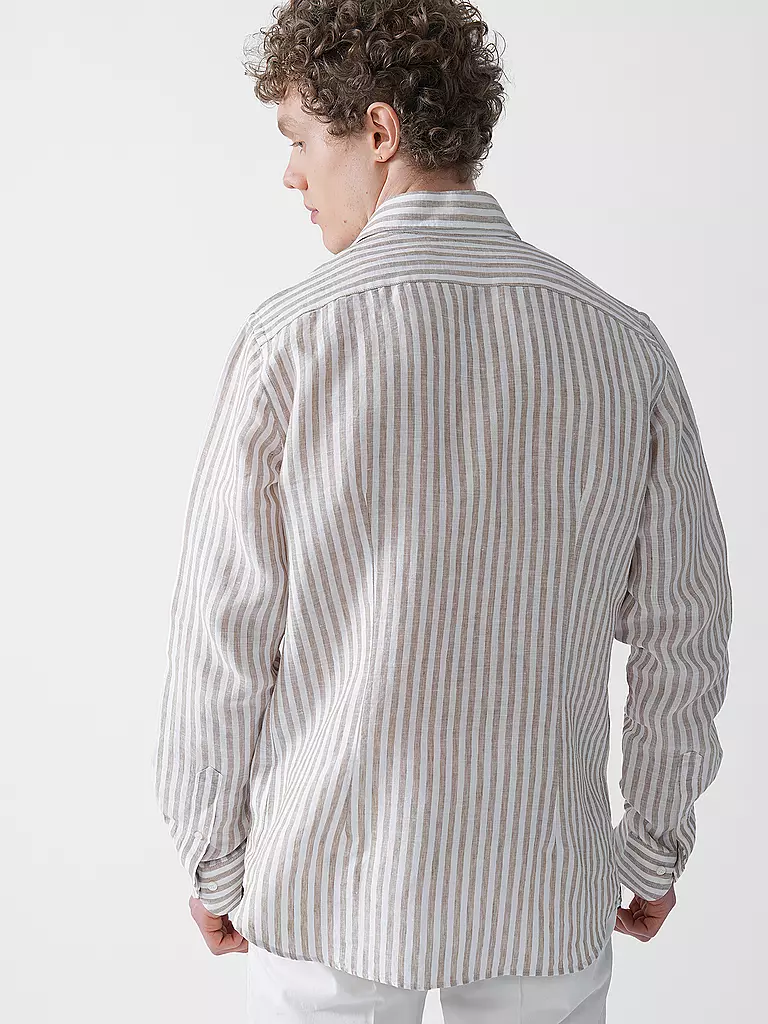 WINDSOR | Camicia di lino regular fit | Marrone