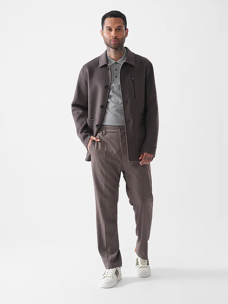 WINDSOR | Cappotto di lana UGO | Marrone