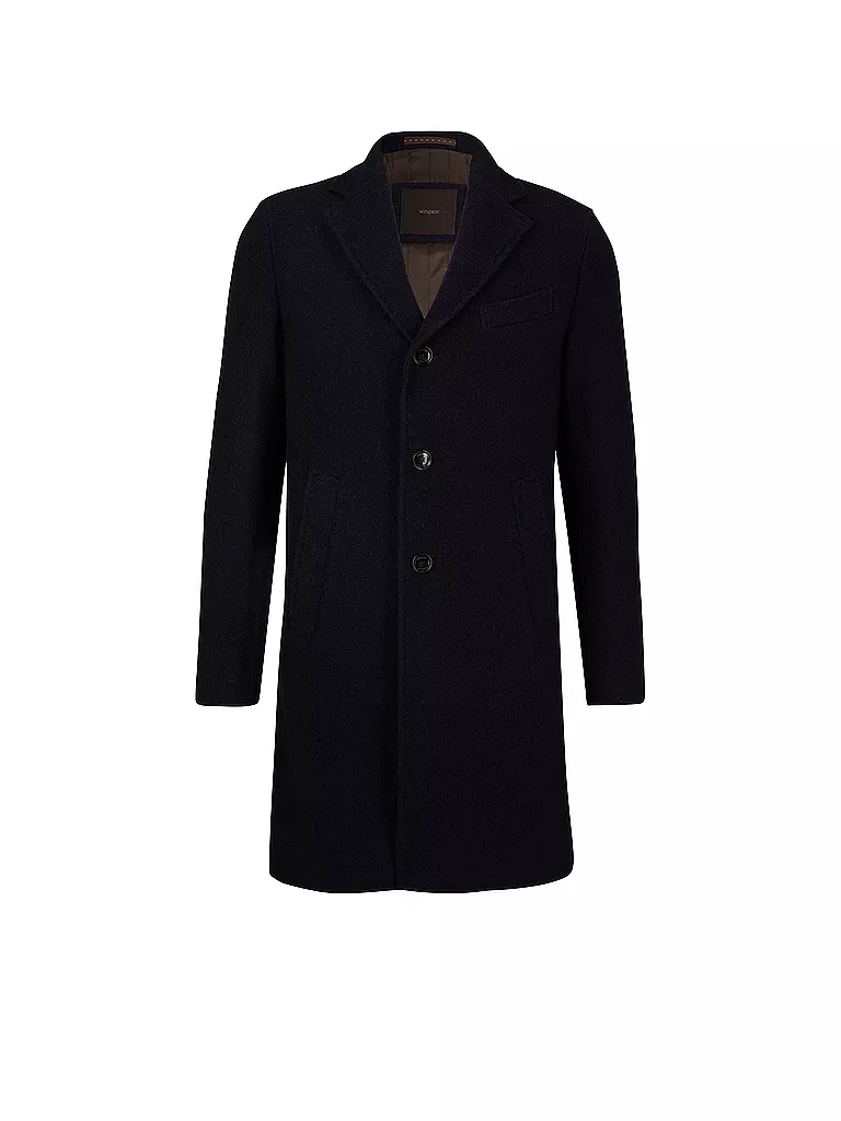 WINDSOR | Cappotto di lana | Blu scuro