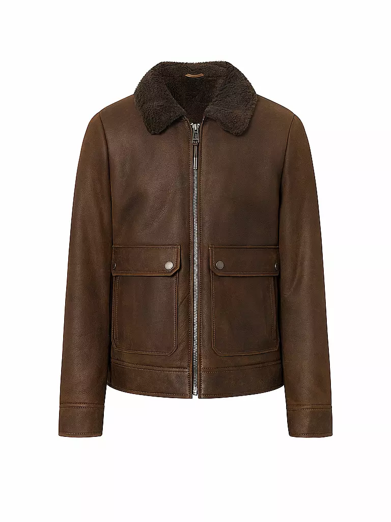 WINDSOR | Giacca di pelle | Marrone