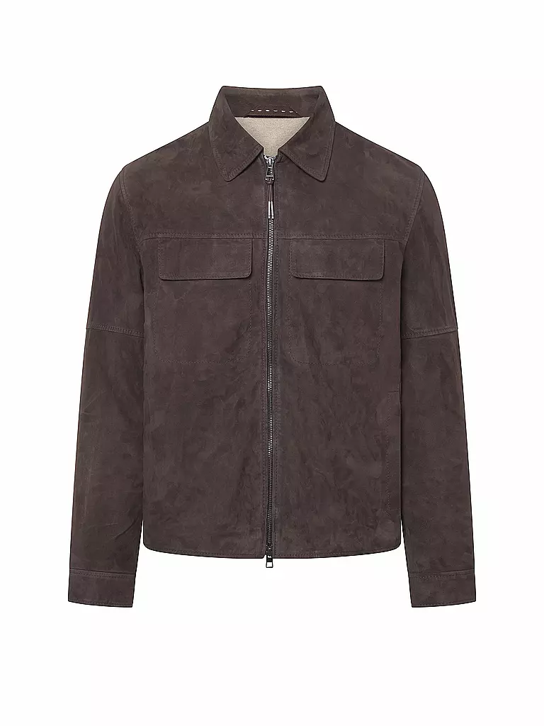WINDSOR | Giacca in pelle PESARO | Marrone
