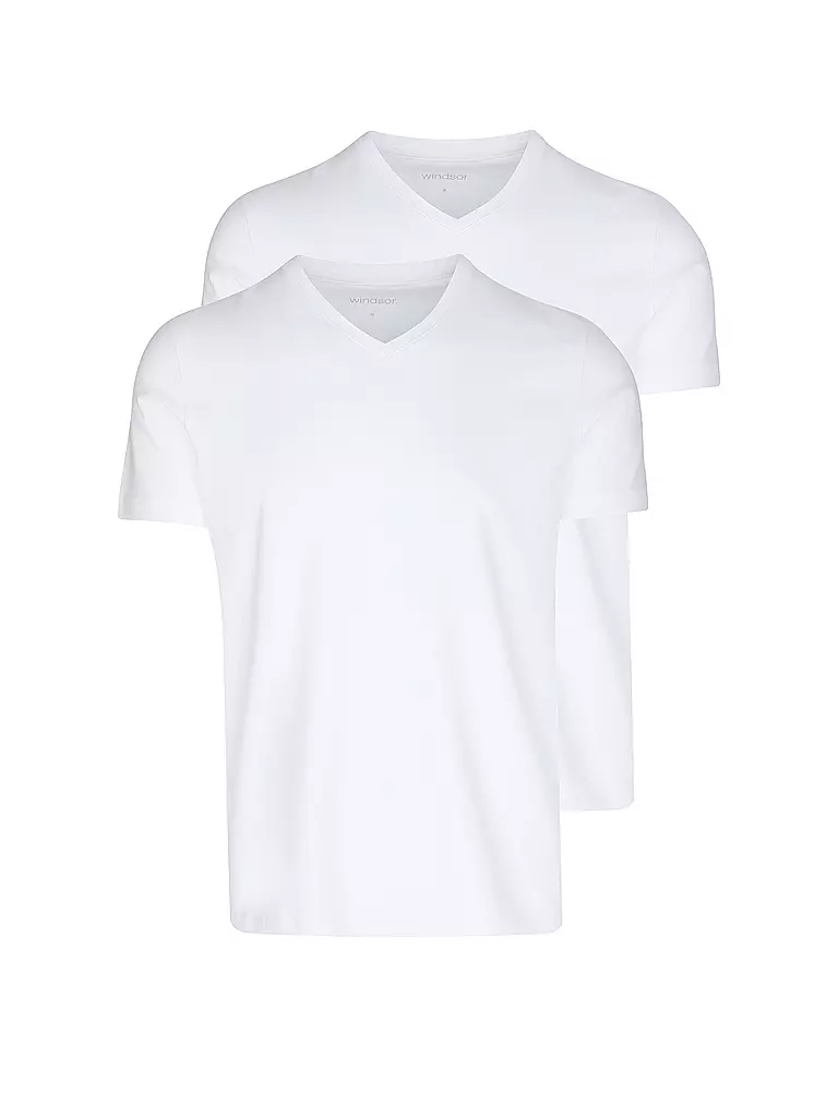 WINDSOR | T-shirt confezione da 2 bianco | Bianco