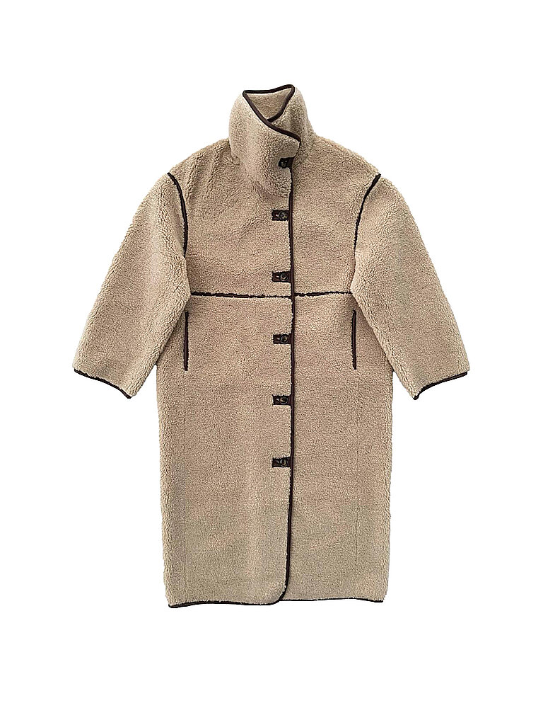 Cappotto in pelliccia sintetica DAJANA crema XS