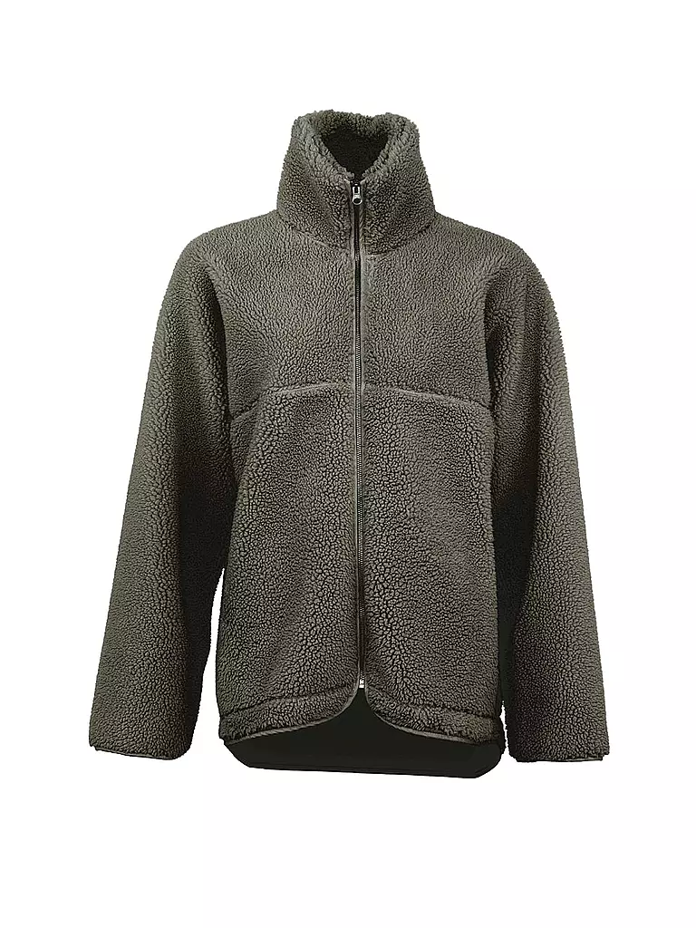 WITHBLACK | Giacca in pelliccia sintetica PILE | Marrone chiaro