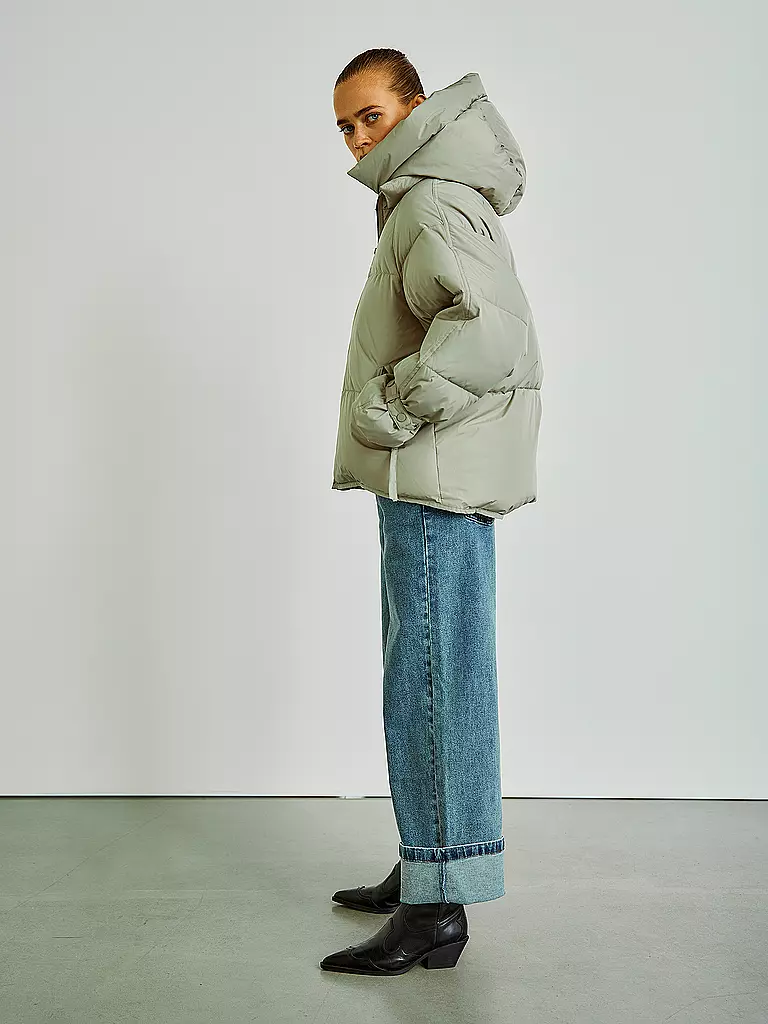 WITHBLACK | Piumino trapuntato KYLIE | Grigio chiaro