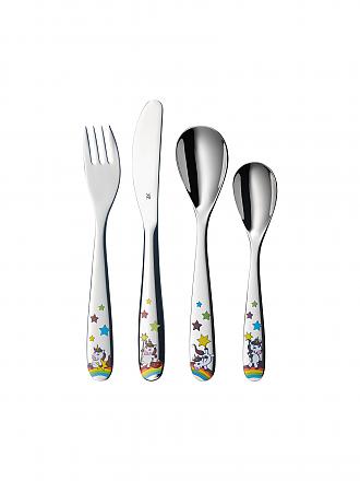 WMF | Set di posate per bambini 4 pezzi UNICORNO Cromargan